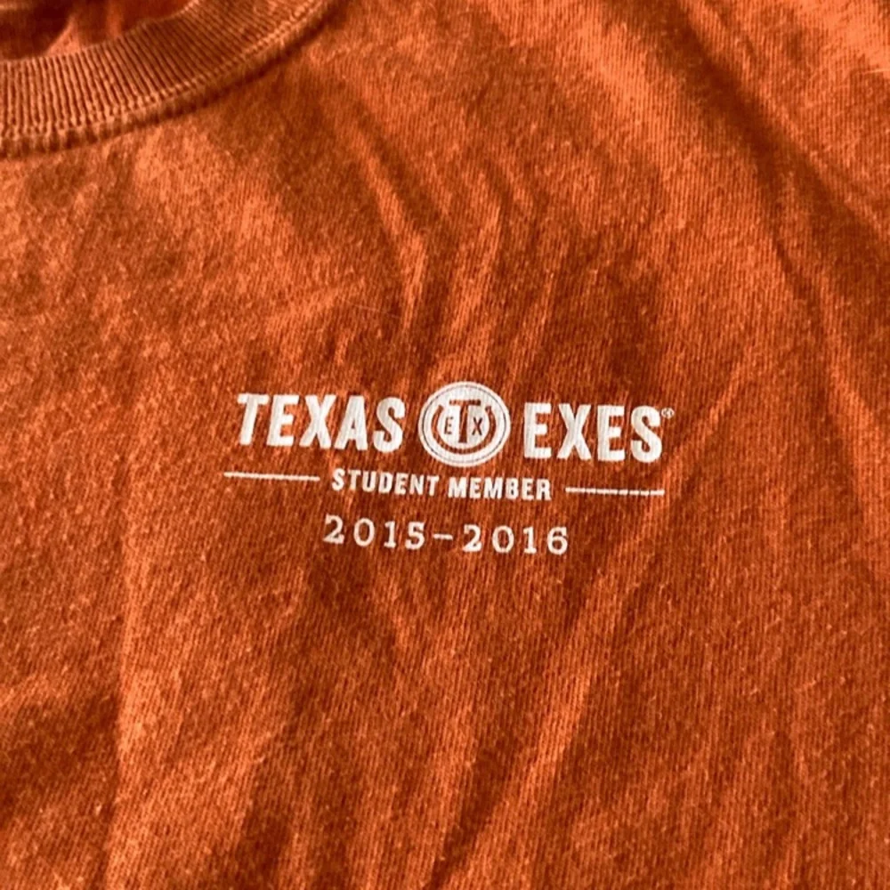 Gildan University of Texas Longhorns Burnt Orange T-Shirt Bevo Forever Small EUC - Picture 4 of 6